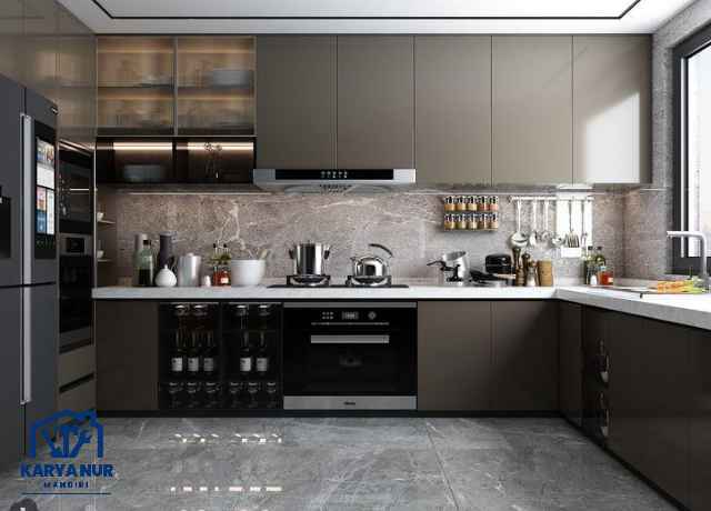 Custom kitchen set Setu Bekasi desain minimalis modern terbaru