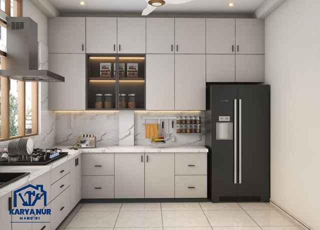 Custom kitchen set Cikarang Bekasi bahan aluminium anti rayap awet
