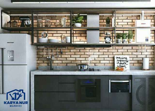 Kitchen PVC Industrial: Gaya Kafe Kekinian untuk Rumah Subsidi area Cikarang