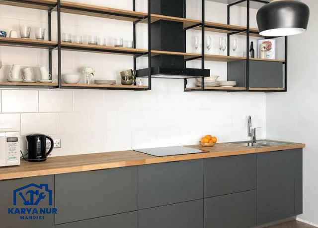 Kitchen PVC Industrial: Gaya Kafe Kekinian untuk Rumah Subsidi area Cikarang
