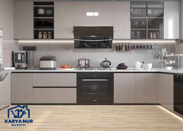 Pasang Vinyl Dapur Anti Minyak & Noda, Mudah Dibersihkan Bekasi Timur