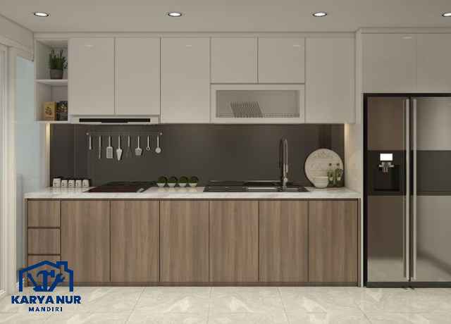 Viral 2026! Model Kitchen Set PVC Minimalis Rasa Hotel Bintang 5 area Kelapa Gading