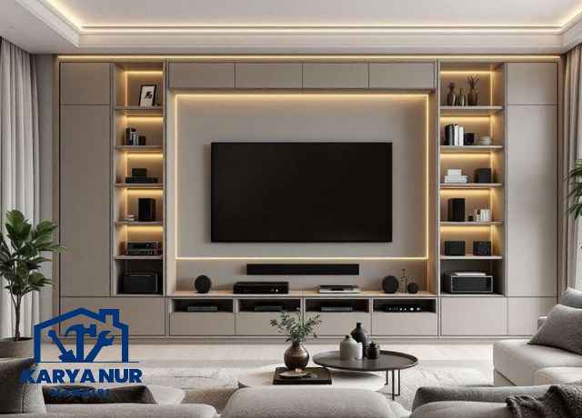 Backdrop TV minimalis Depok: Rahasia ruang tamu elegan