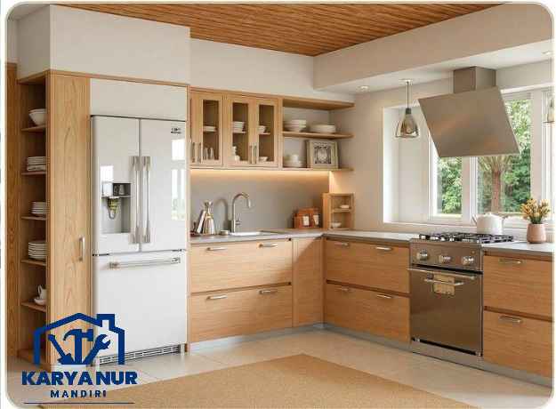 Kitchen Set Custom Jakarta Selatan: Gratis Desain 3D, Revisi Sampai Puas!