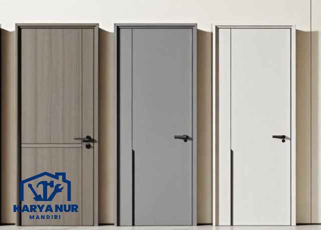 Jasa Pintu HPL Minimalis Harga Pabrik Gratis Survei