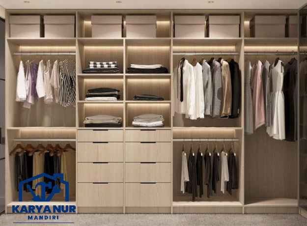 Model Lemari Kost 3x3 Multifungsi: Baju & Buku Rapi Sekejap