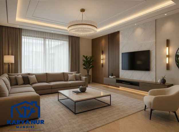 Custom Interior Ruang Tamu Mewah Cikarang: Gratis Desain 3D