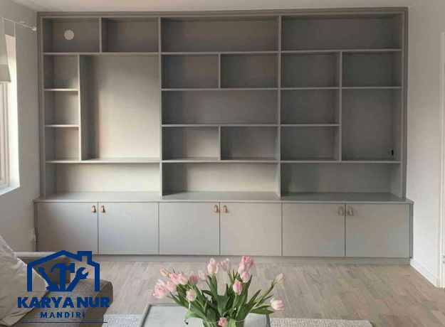 Interior Ruang Tamu Type 36 Bekasi - Custom Lemari Hias