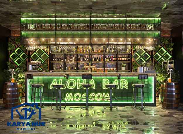 Jasa Custom Meja Bar Cafe Industrial Fungsional Rapi Area Bogor