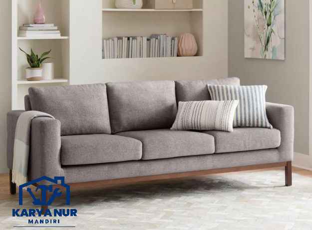 Jasa custom sofa kantor minimalis Bekasi 3 seater premium