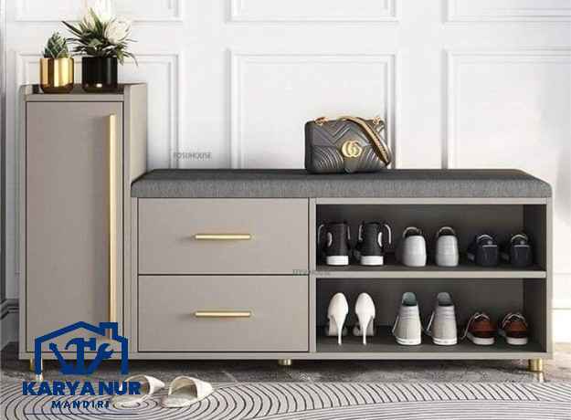 Vendor Jasa Rak Sepatu HPL Apartemen Studio Cepat Jadi