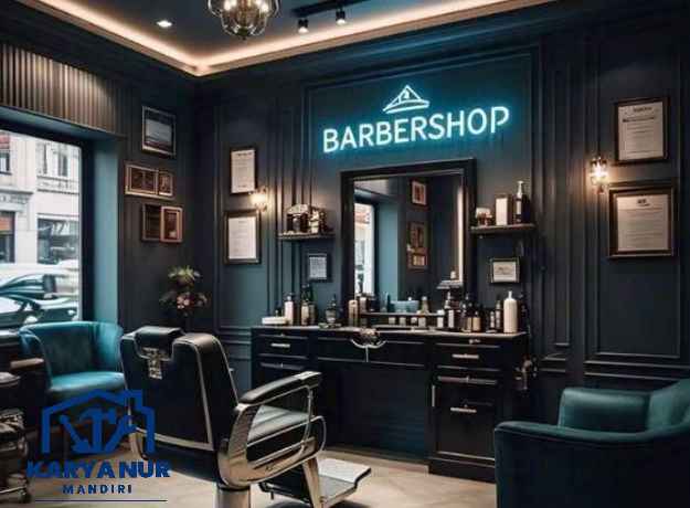 Meja barbershop minimalis HPL custom kilat di Jakarta