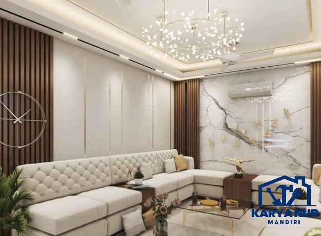 Backdrop dinding minimalis Bekasi solusi rumah mewah tanpa menguras dompet