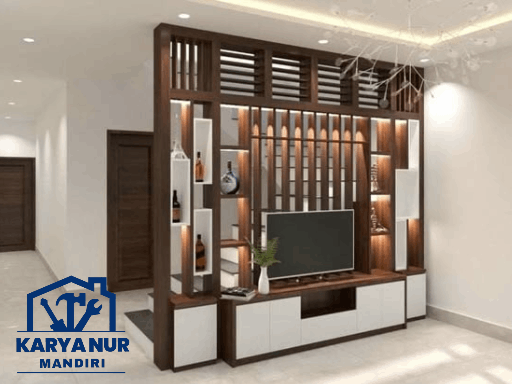 Custom partisi hpl jakarta harga murah gratis design 3D