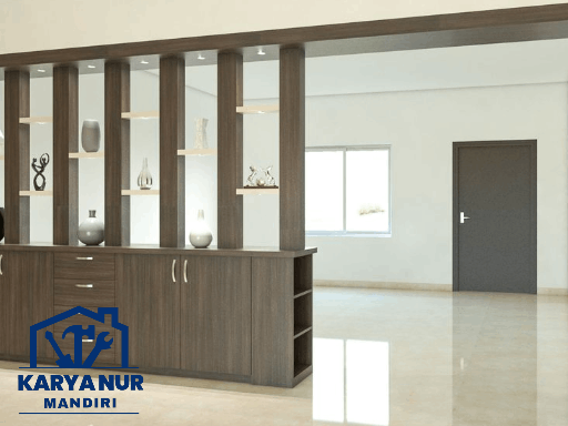 Custom partisi hpl Tangerang harga murah gratis survey